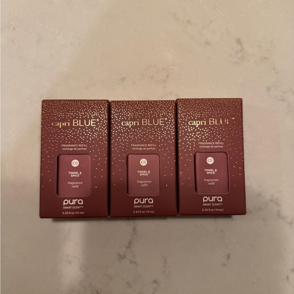Capri Blue Tinsel & Spice PURA Fragrance Refill NIB Holiday Scent - Picture 2 of 4